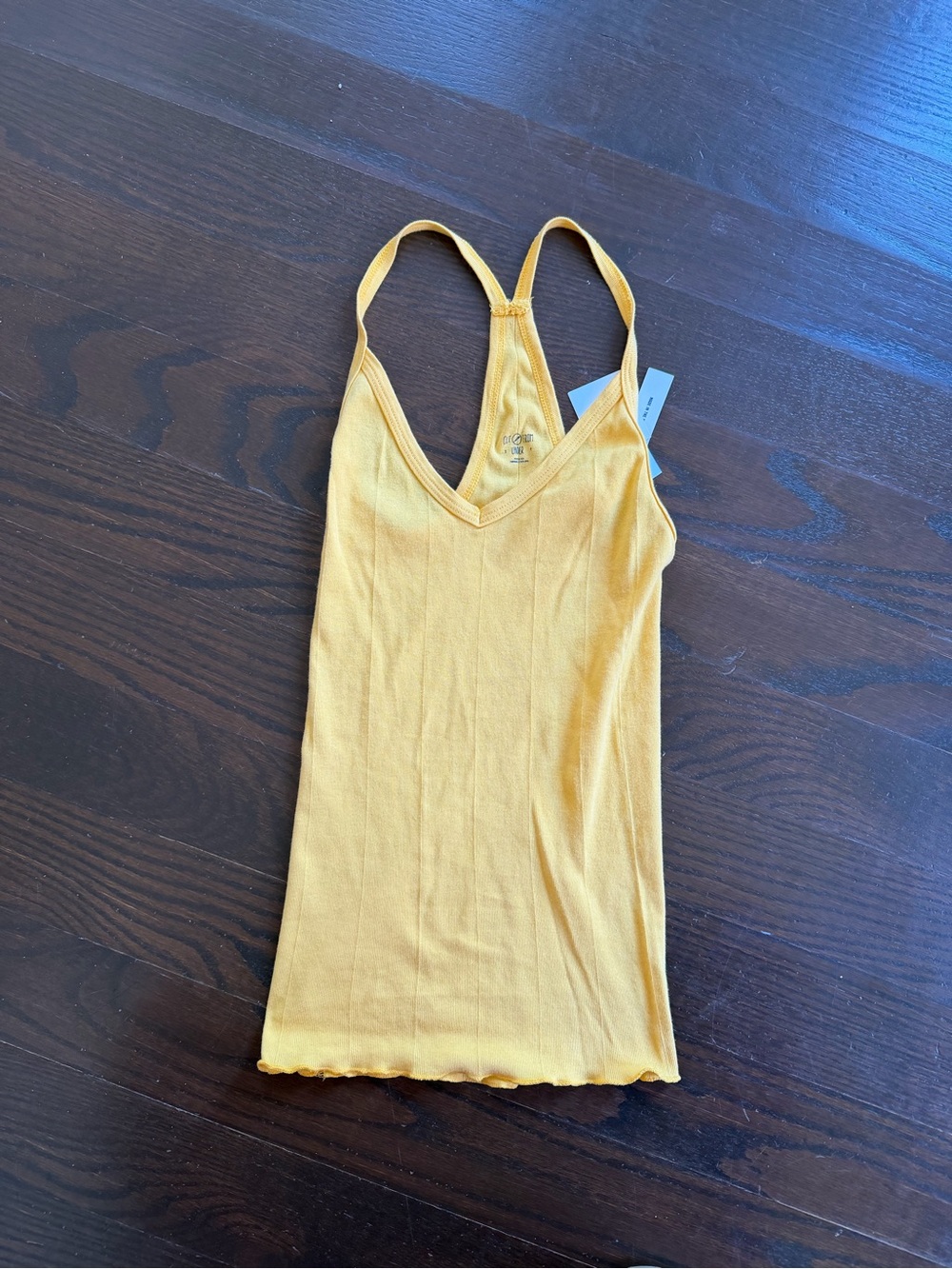 Nw urban outfitters Out From Under Yellow Racerback Tank top